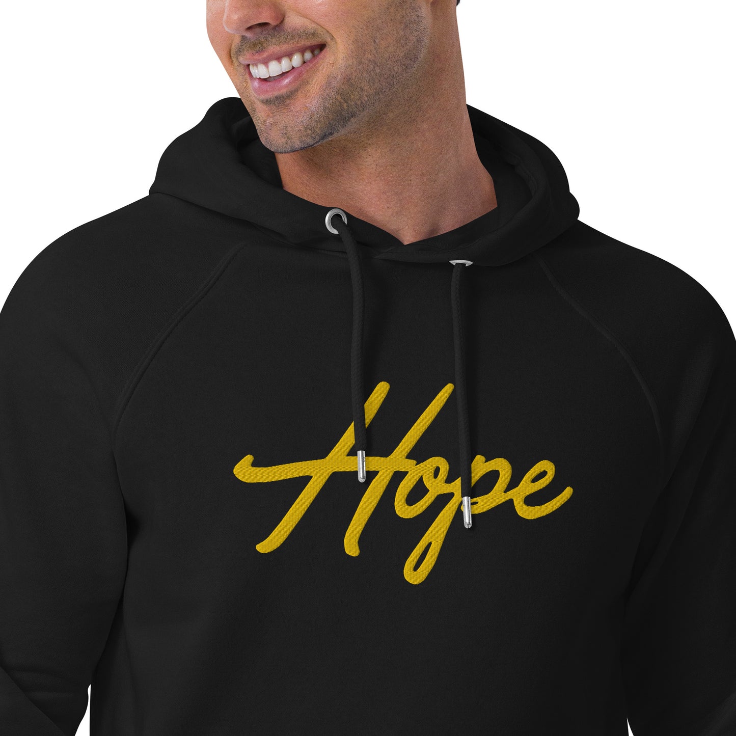 Unisex eco raglan hoodie
