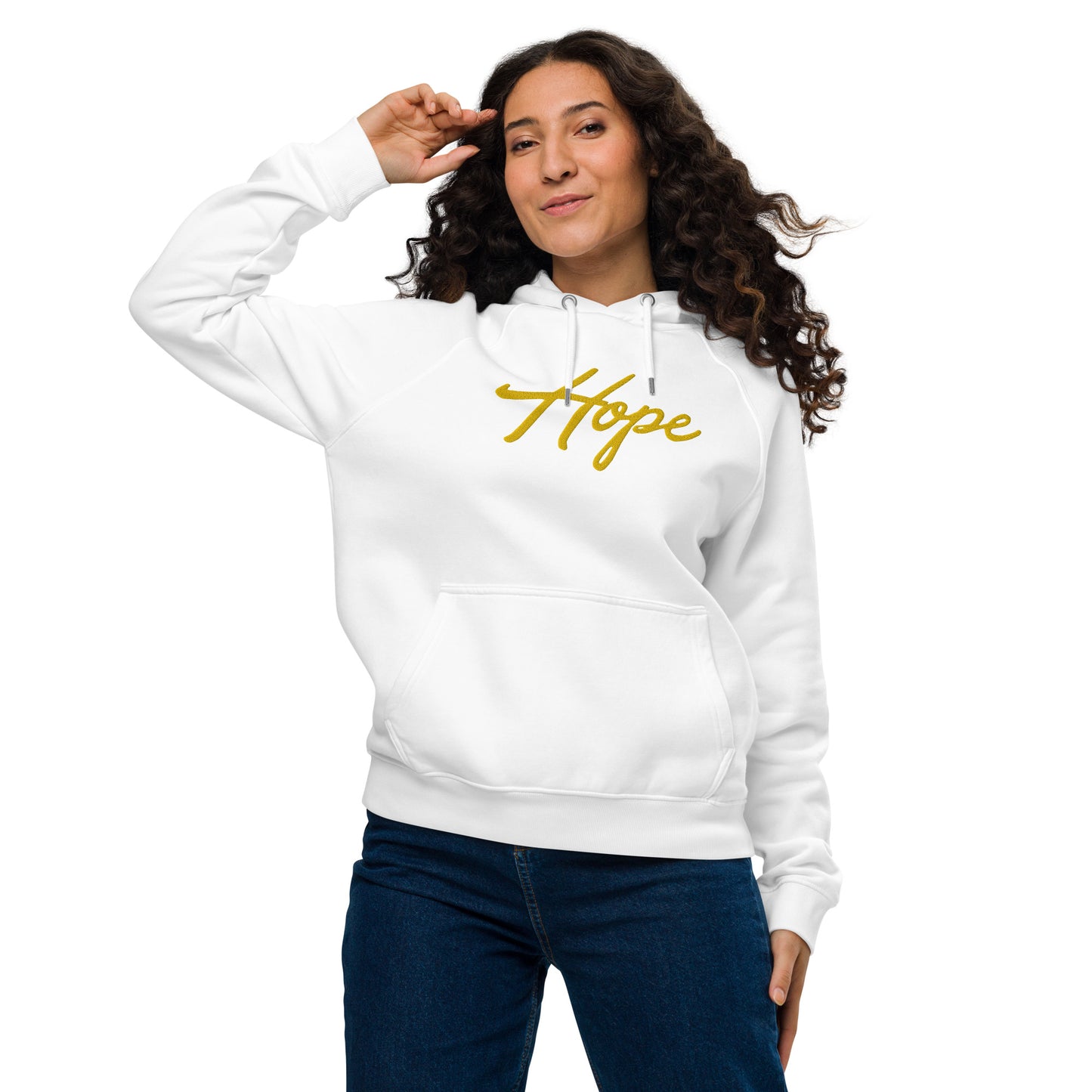 Unisex eco raglan hoodie